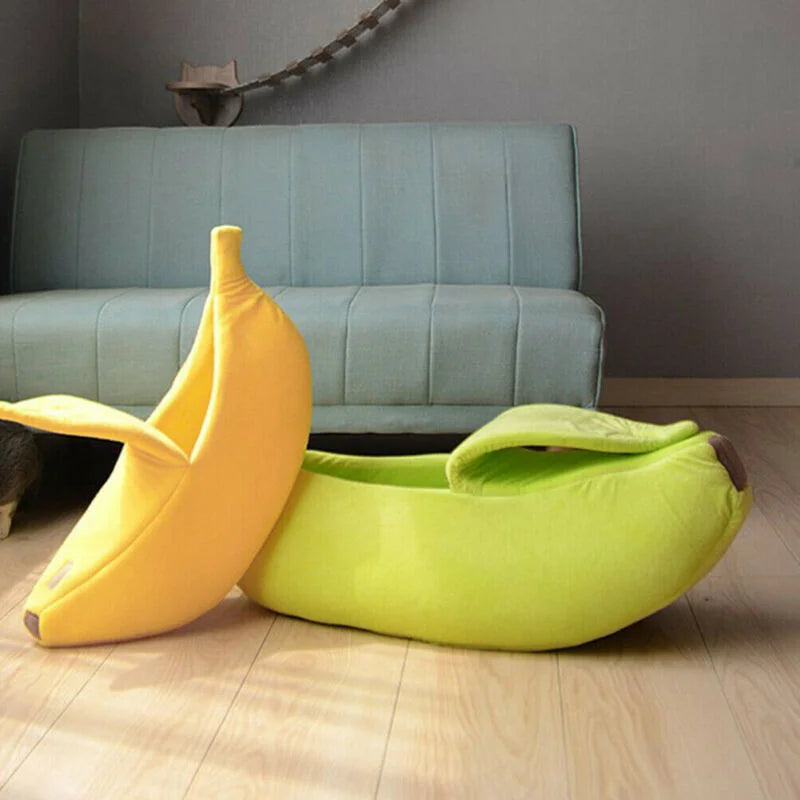 Banana Bed para Gatos e Cachorros