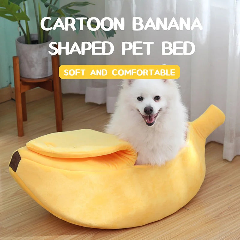 Banana Bed para Gatos e Cachorros